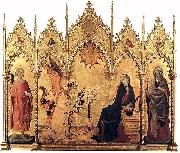 Simone Martini The Annunciation with St. Margaret and St. Asano, china oil painting reproduction